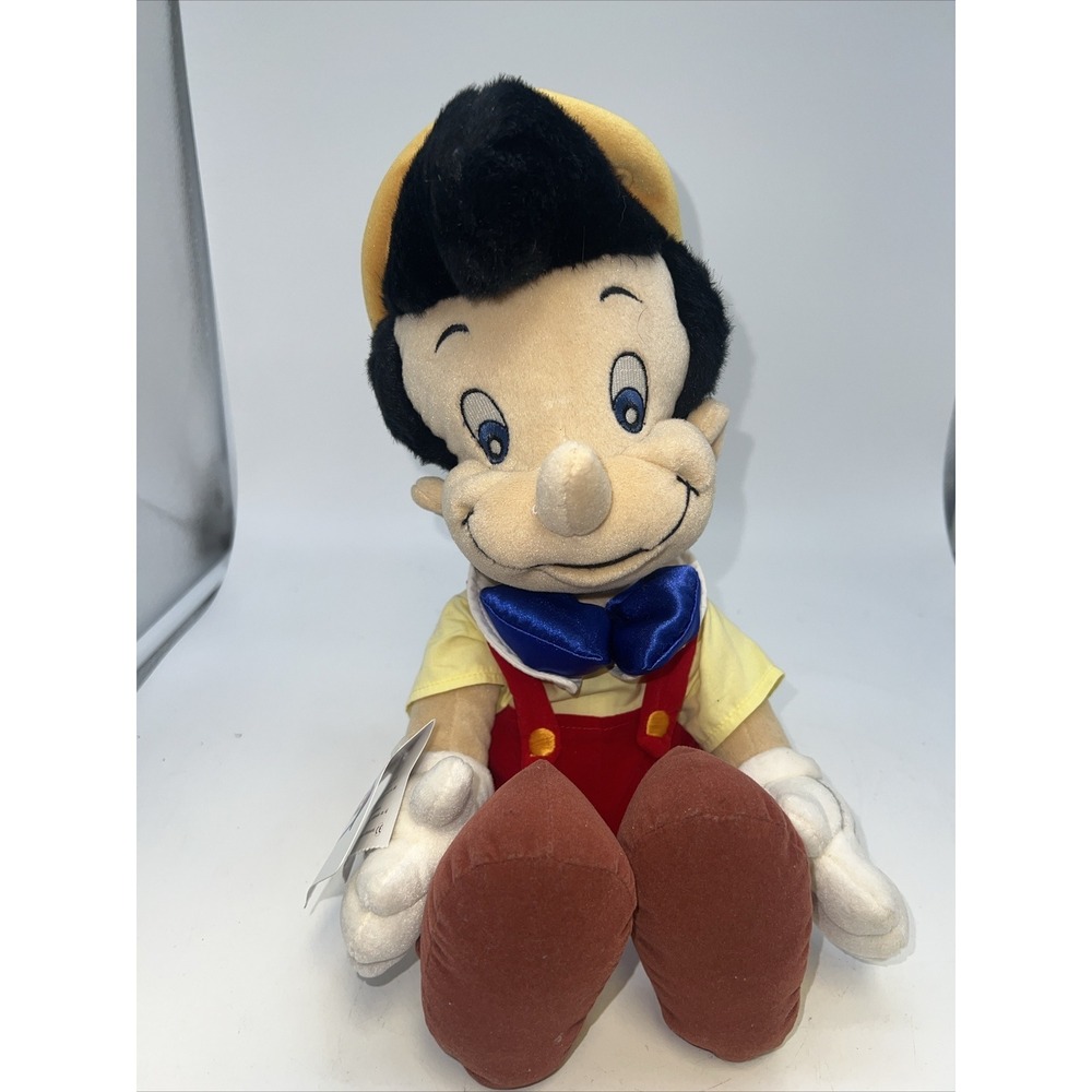 Vintage Disney Store PINOCCHIO 15" Doll Plush Stuffed Toy